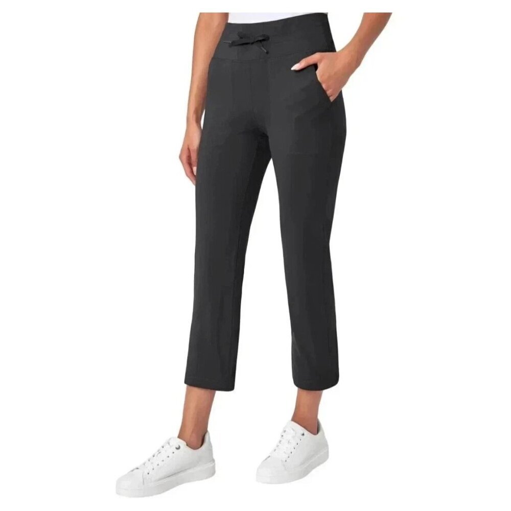 NEW Mondetta Women's S High-Rise Capri Pants Black 25" Inseam